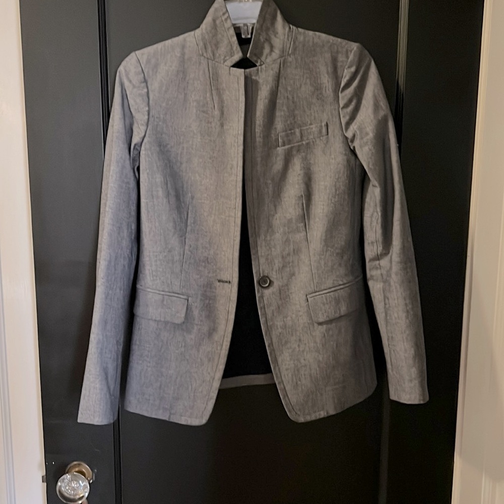 JCrew Chambray Regent Blazer 00